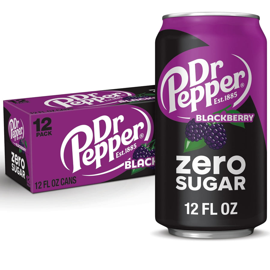 Dr Pepper Blackberry Zero Sugar Soda - Simple Pick
